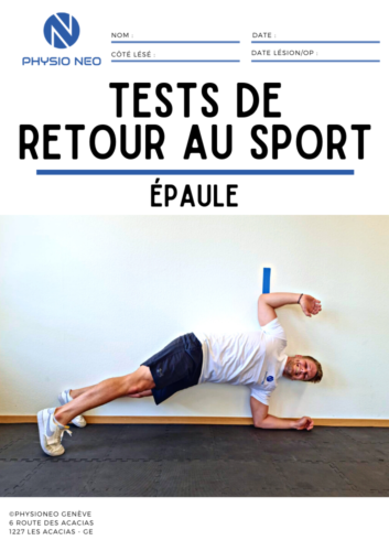 tests de retour au sport